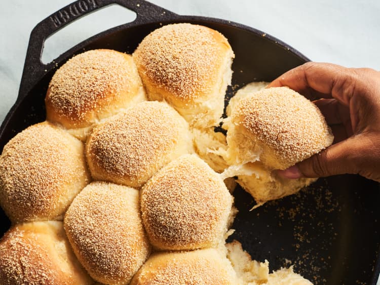 Cast Iron Pandesal Pull-Apart Bread